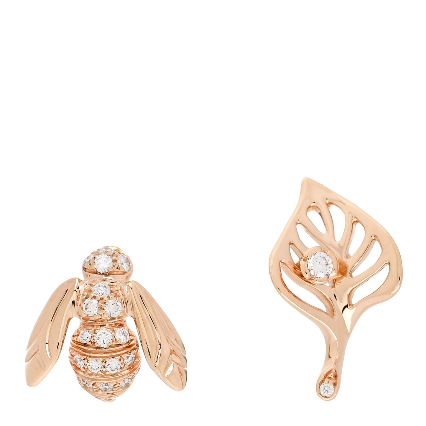18K Rose Gold Diamond Pré Catelan Earrings