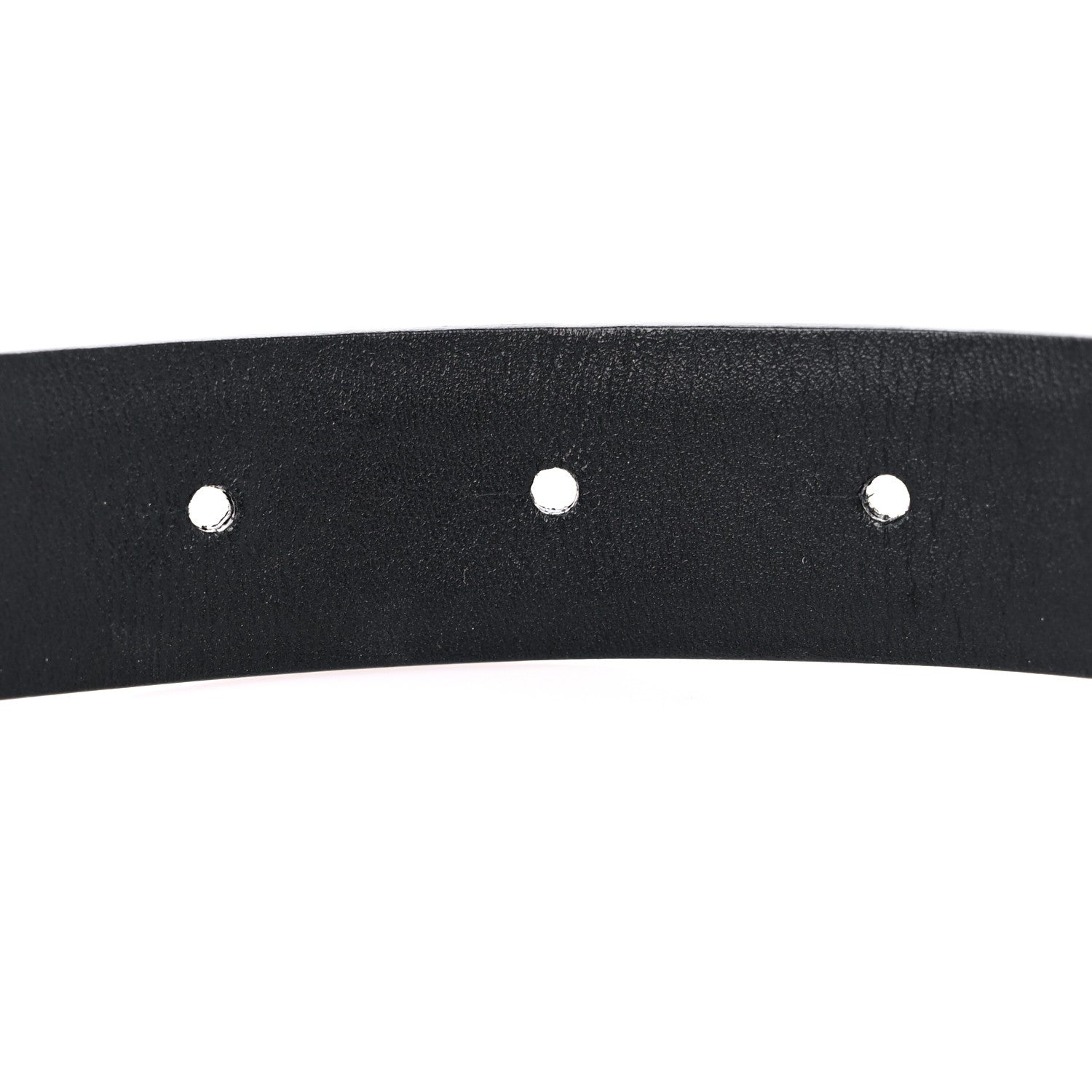 Chanel Glazed Calfskin CC Medallion Belt 80 32 Black 4 of 4