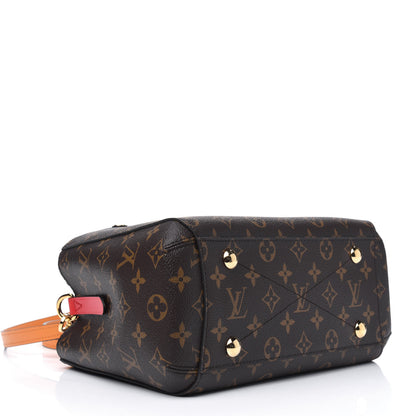 Louis Vuitton Monogram Braided Montaigne BB Coquelicot Creme Safran Peach 3 of 10