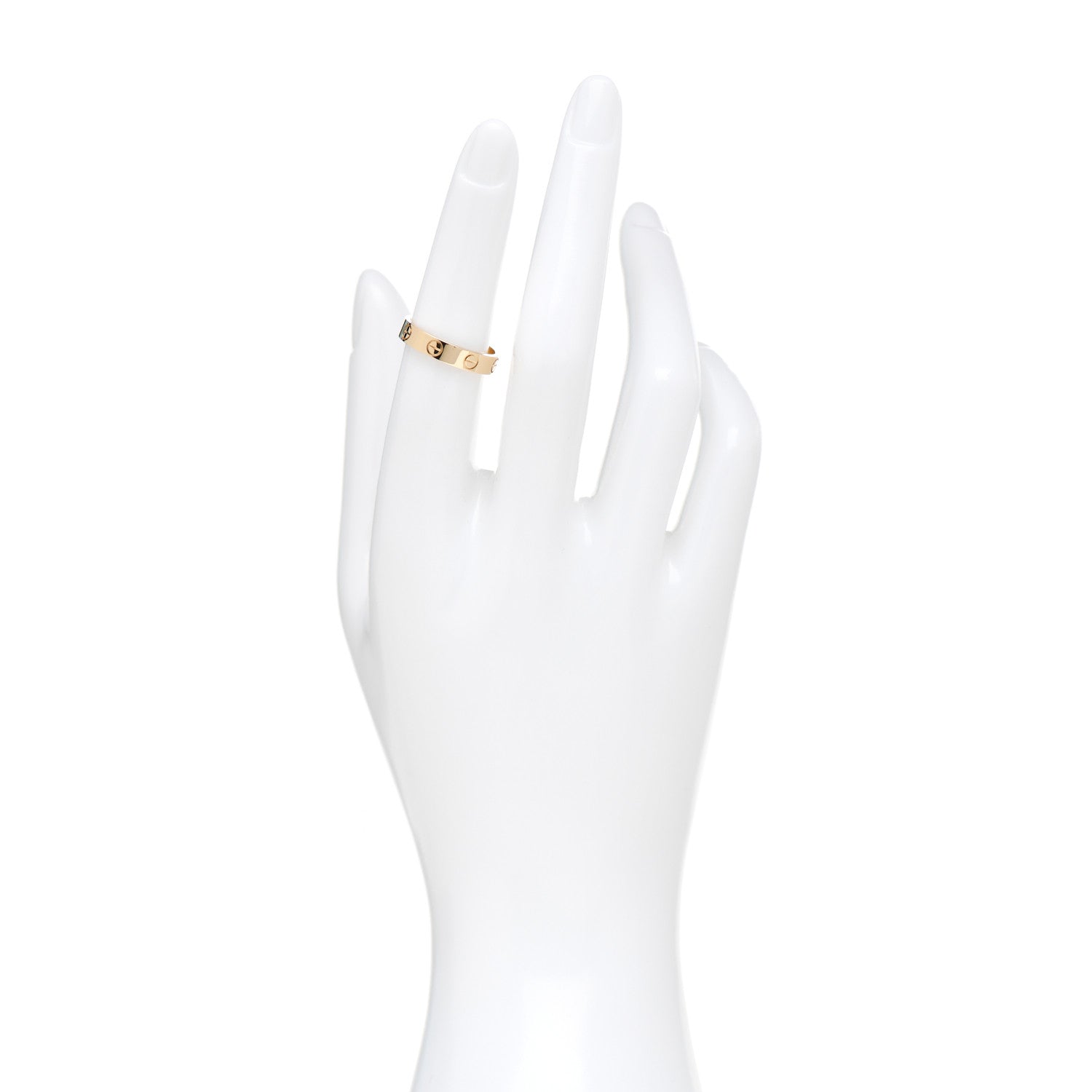 Cartier 18K Yellow Gold 3.5mm LOVE Wedding Band Ring 51 5.75 2 of 5