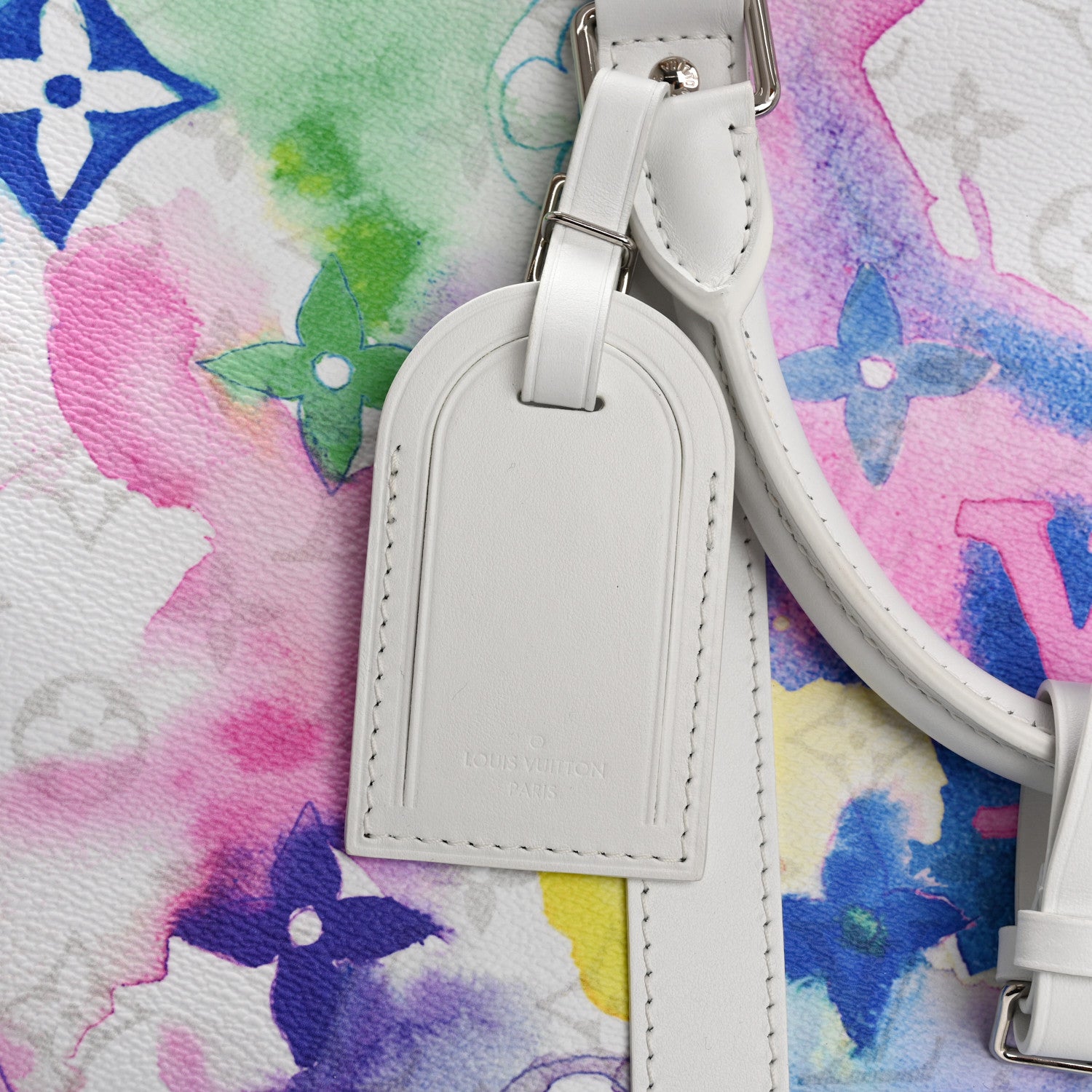 Louis Vuitton Monogram Watercolor Keepall Bandouliere 50 Multicolor 9 of 9