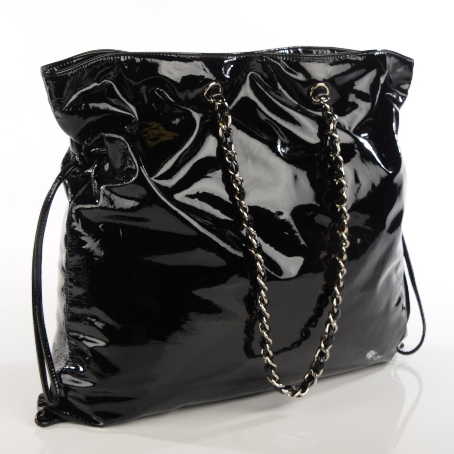 Chanel Patent Bonbons Shopper Tote Black 3 of 8