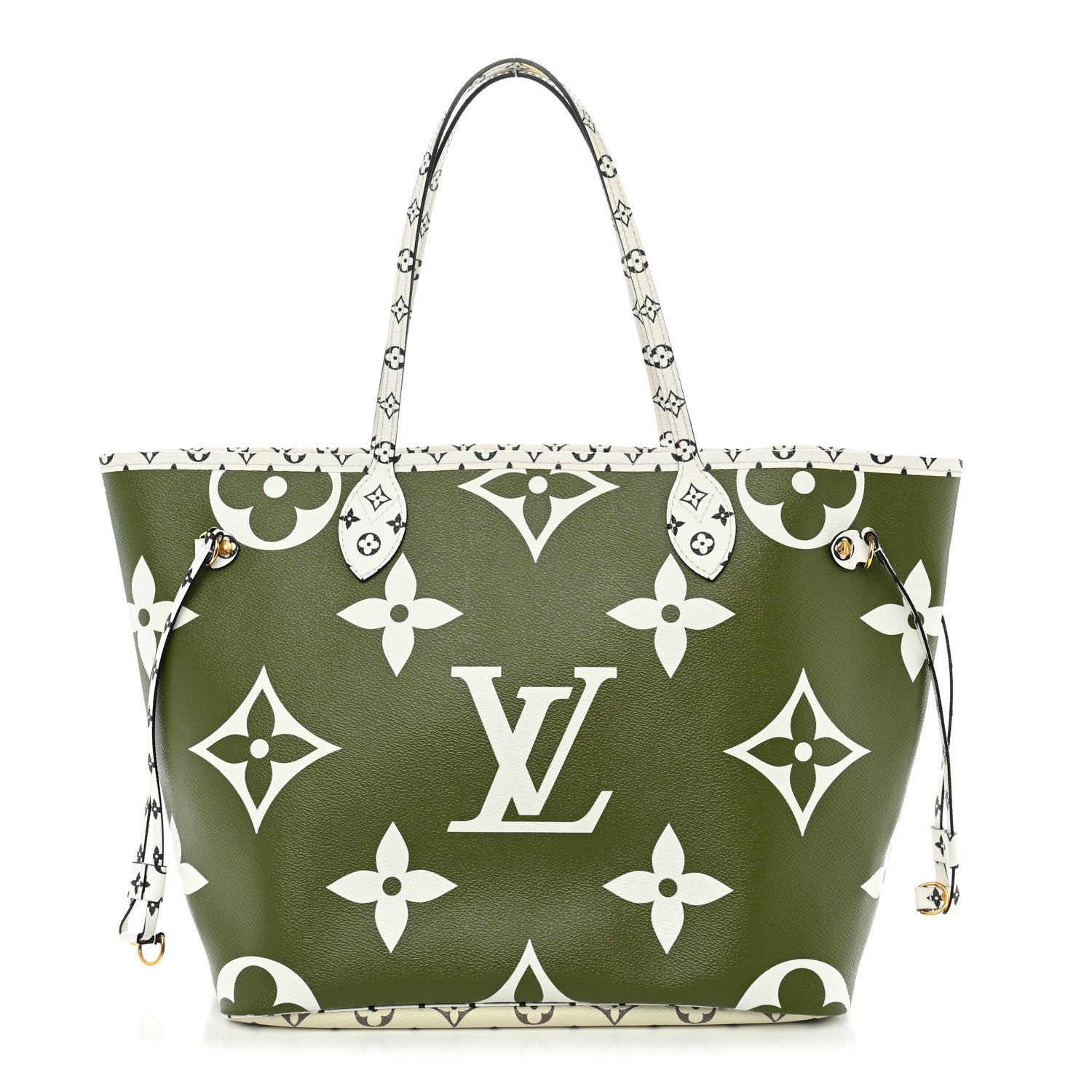 Louis Vuitton Monogram Giant Neverfull MM Kaki 3 of 13