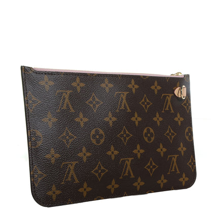 Louis Vuitton Monogram Neverfull MM GM Pochette Rose Ballerine 3 of 9