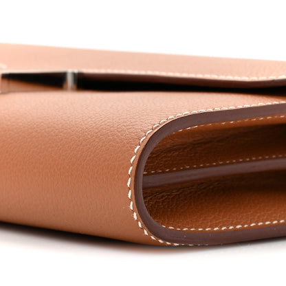 Hermes Evercolor Constance Wallet To Go Gold 10 of 12