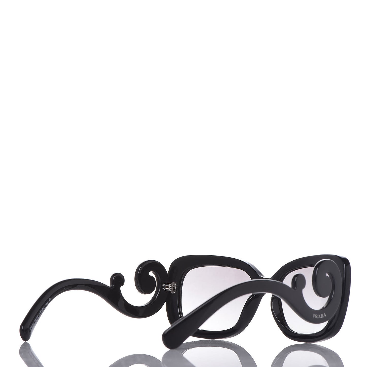 Acetate Baroque Sunglasses SPR 27O Black