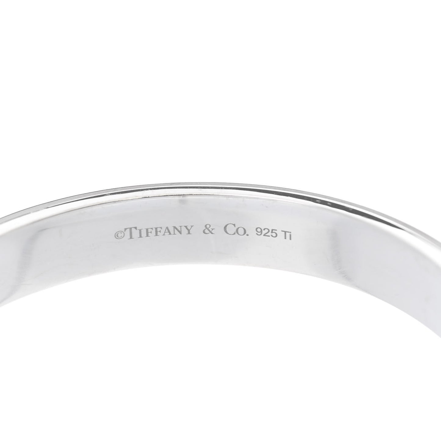 Sterling Silver Titanium Narrow 1837 Cuff Bracelet