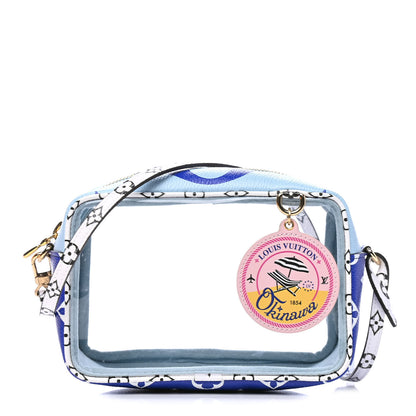 Louis Vuitton Monogram Giant Okinawa Beach Pouch Blue 1 of 5