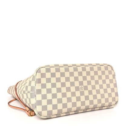 Louis Vuitton Damier Azur Neo Neverfull MM Rose Ballerine 5 of 13