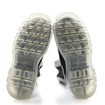 Bottega Veneta Calfskin The Tire Chelsea Boots 40 Black Transparent 5 of 7