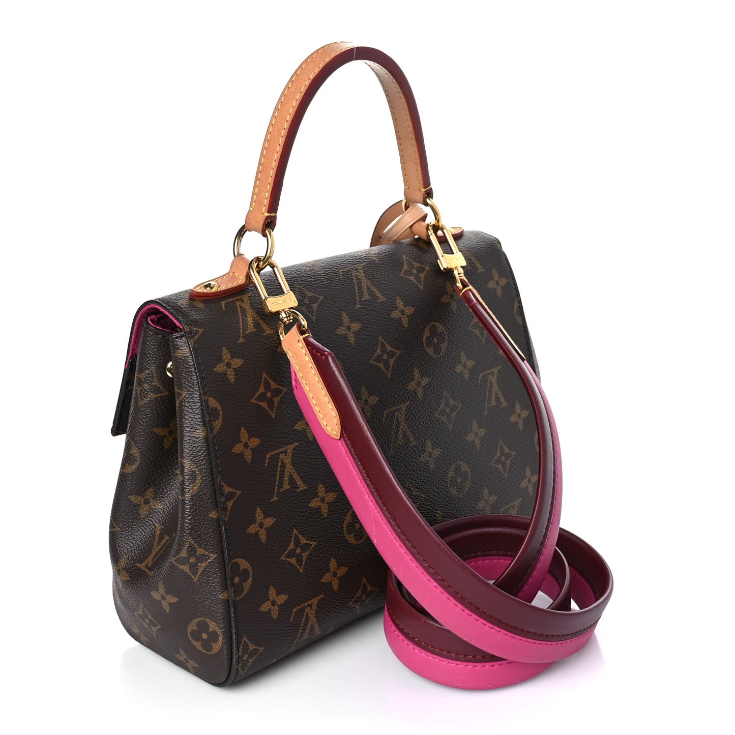 Monogram Cluny BB Bordeaux Fuchsia