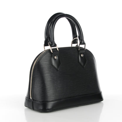 Louis Vuitton Epi Alma BB Black 3 of 8