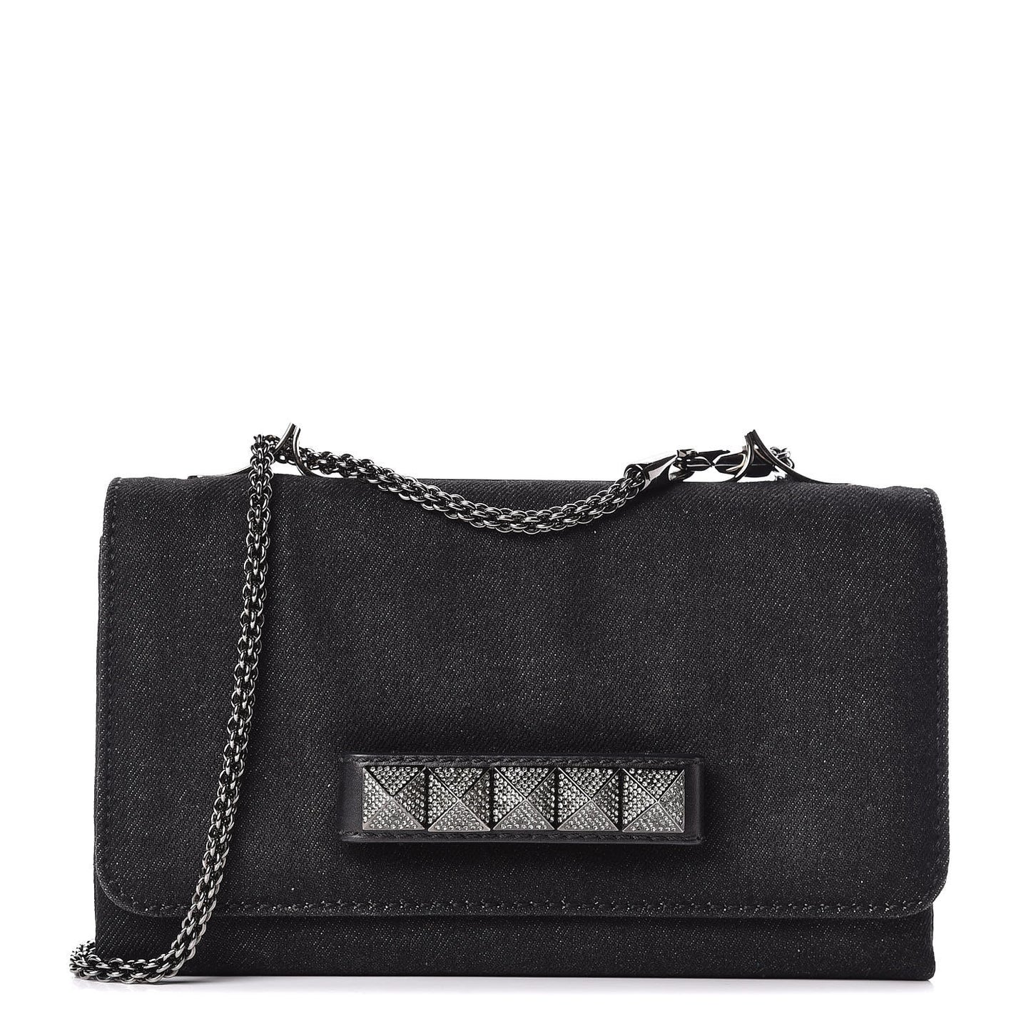 Denim Va Va Voom Shoulder Bag Black