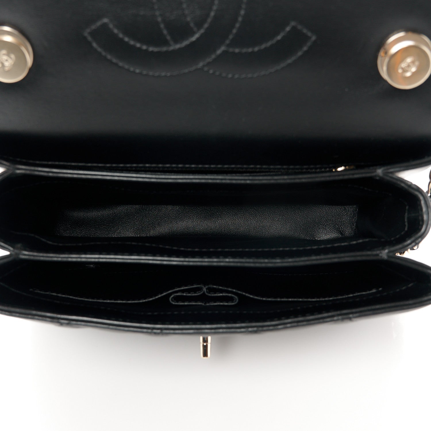 Chanel Lambskin Quilted Small Trendy CC Dual Handle Flap Bag Black 5 of 12