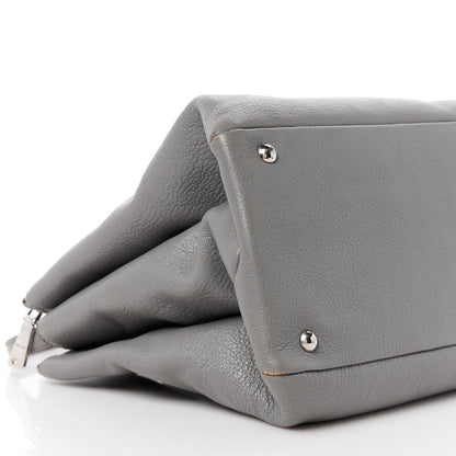 Miu Miu Goatskin Madras Top Handle Double Zip Tote Marmo 12 of 15