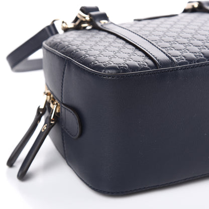 Gucci Soft Microguccissima Small Crossbody Bag Blue 8 of 9