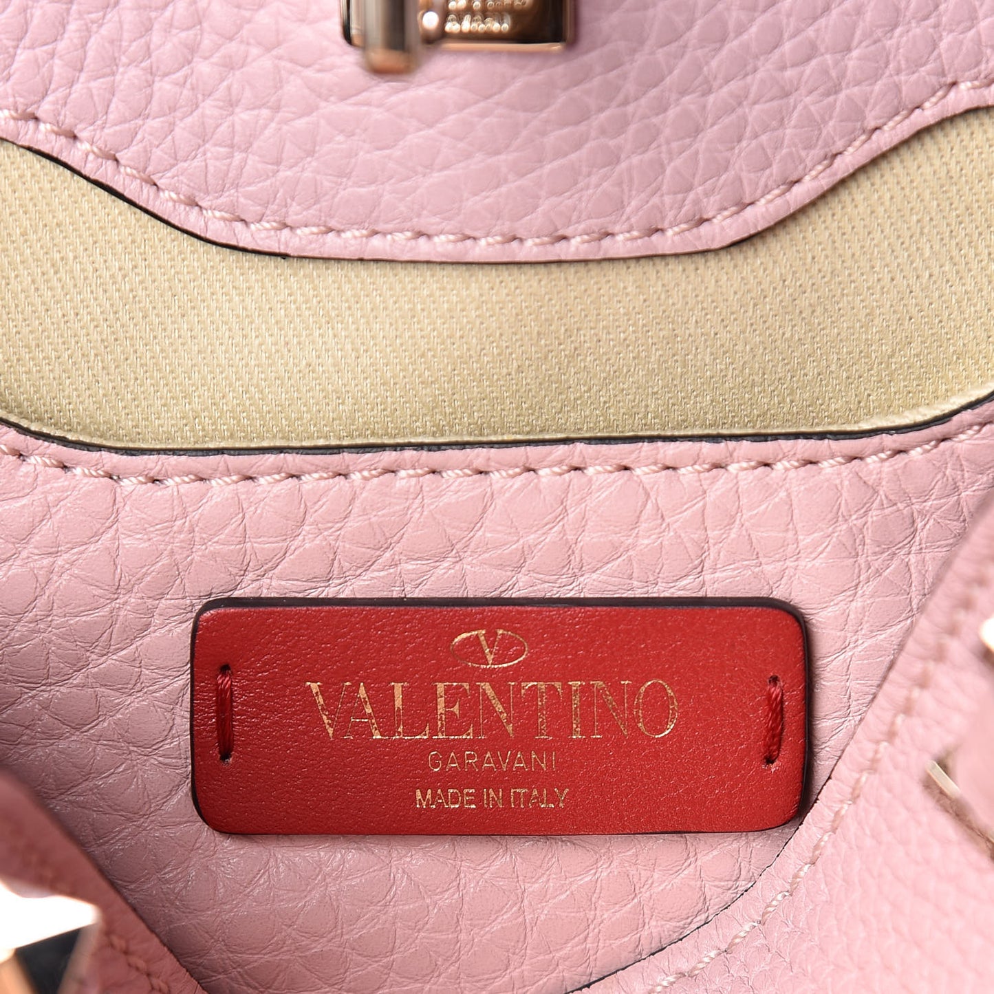 Pebbled Calfskin Small Joylock Satchel Loto