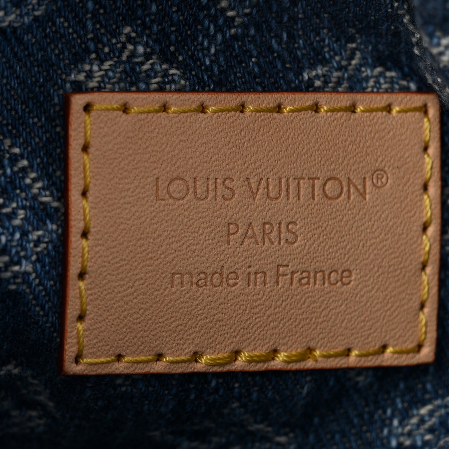 Monogram Denim Nano Noe Blue