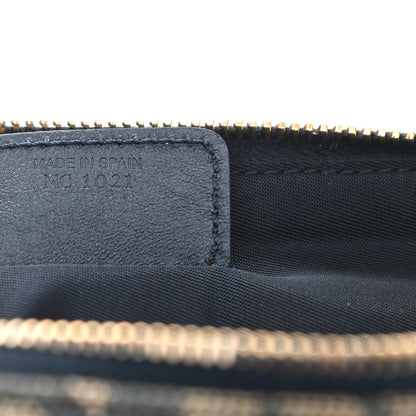 Christian Dior Monogram Mini Saddle Pochette Navy 7 of 12