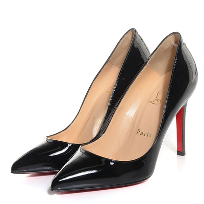 Christian Louboutin Patent Pigalle 120 Pumps 34.5 Black 3 of 6