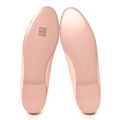 Chanel Lambskin Cap Toe CC Ballerina Flats 40.5 Light Pink CHANEL Lambskin Cap Toe CC Ballerina Flats 40.5 Light Pink Dark Pink 6 of 9
