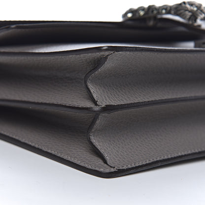 Gucci Pebbled Calfskin Small Dionysus Shoulder Bag Dusty Grey 9 of 10