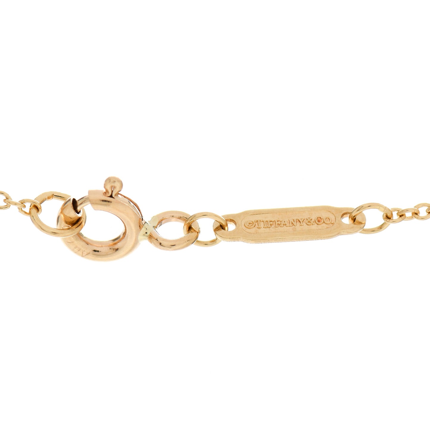 18K Yellow Gold Infinity Pendant Necklace