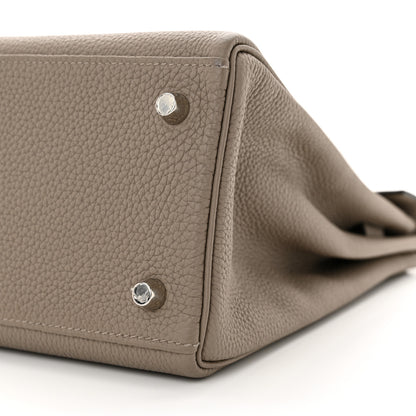 Hermes Togo Kelly Retourne 28 Gris Asphalte 10 of 12