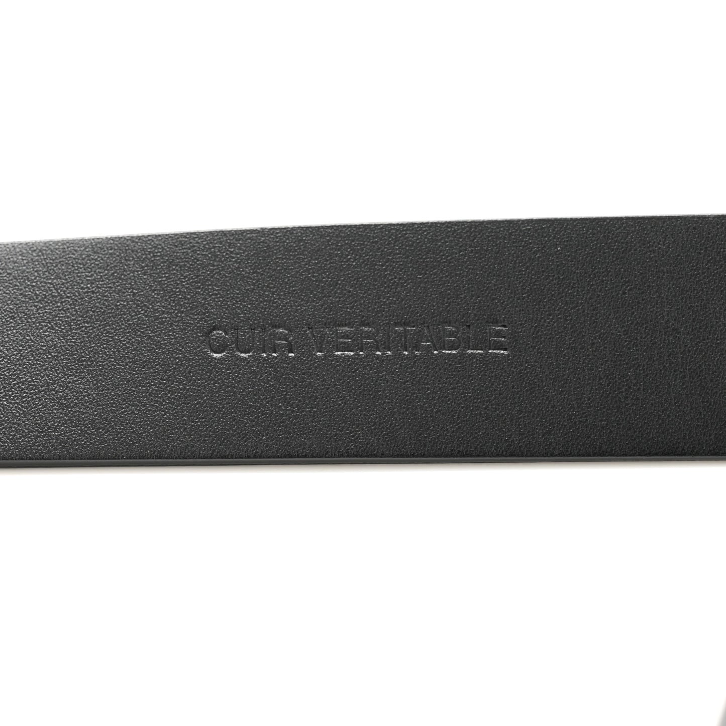 Calfskin Paris Button CC Belt 90 36 Black