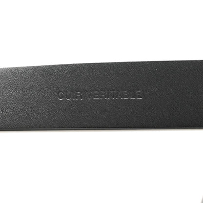 Chanel Calfskin Paris Button CC Belt 90 36 Black 7 of 7