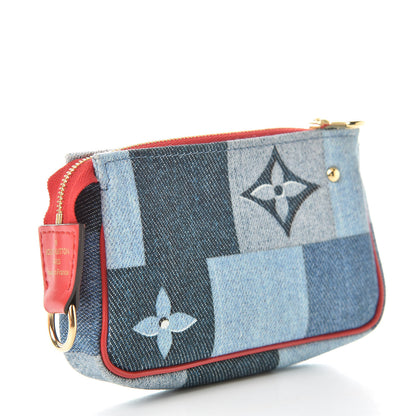 Louis Vuitton Denim Micro Pochette Accessories Denim Rouge 3 of 8