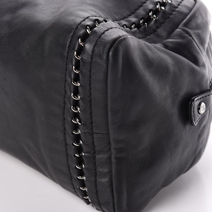 Chanel Smooth Calfskin Medium Luxe Ligne Bowler Black 10 of 11