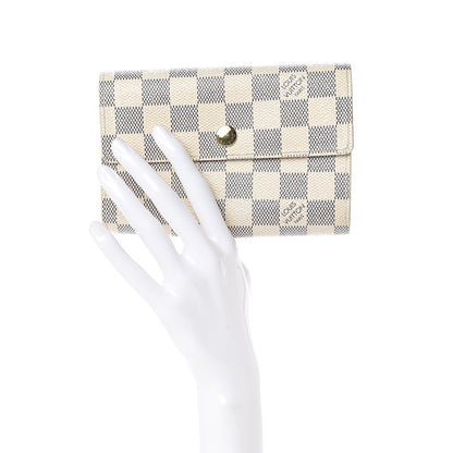 Louis Vuitton Damier Azur Alexandra Wallet 2 of 10