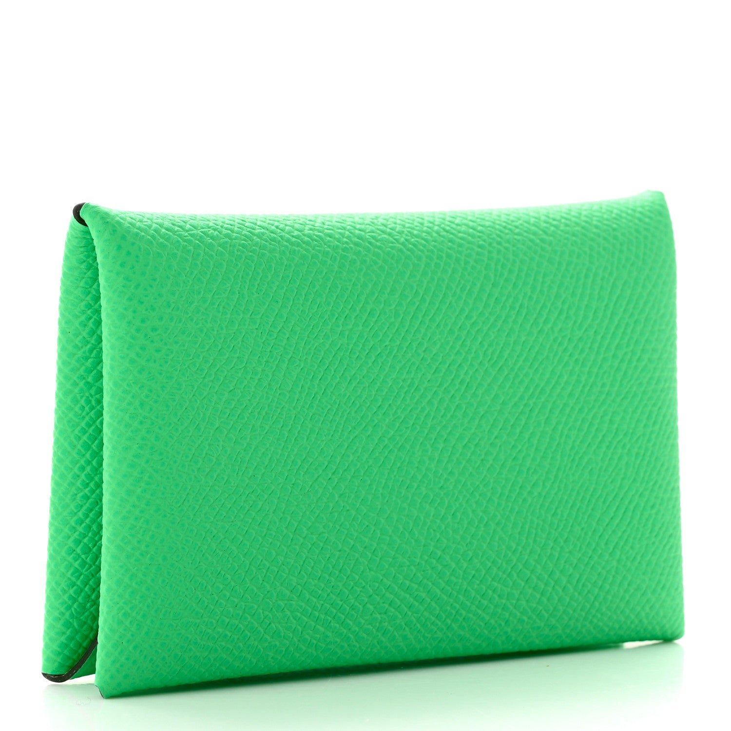 Hermes Epsom Calvi Card Case Vert Comics Vert Fizz 2 of 6