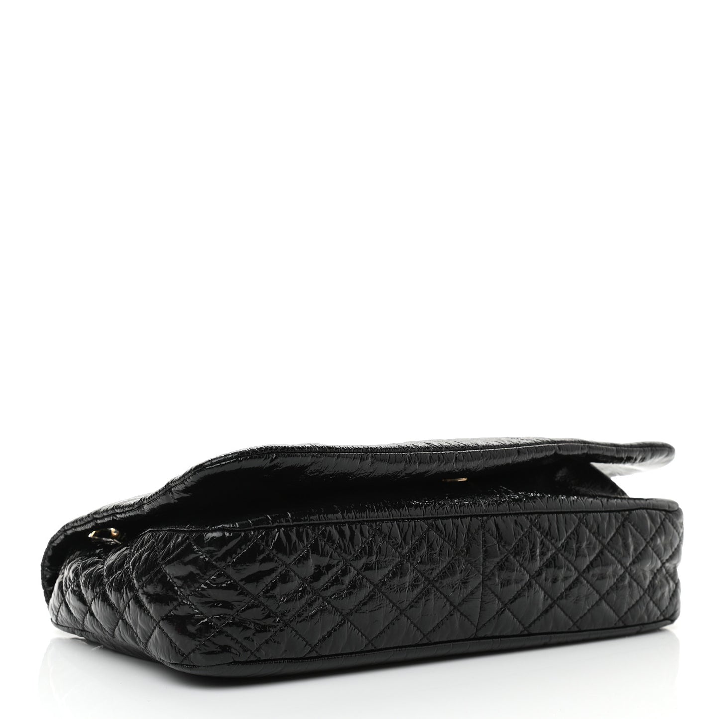 Vinyl Medium Rock and Chain Flap Black