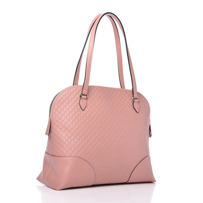 Gucci Soft Microguccissima Medium Bree Shoulder Bag Soft Pink 3 of 10