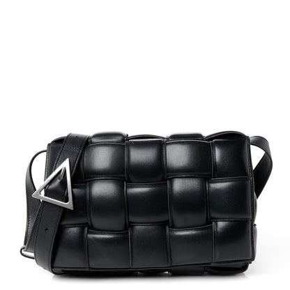 Bottega Veneta Nappa Maxi Intreccio Padded Cassette Crossbody Bag Black 1 of 12