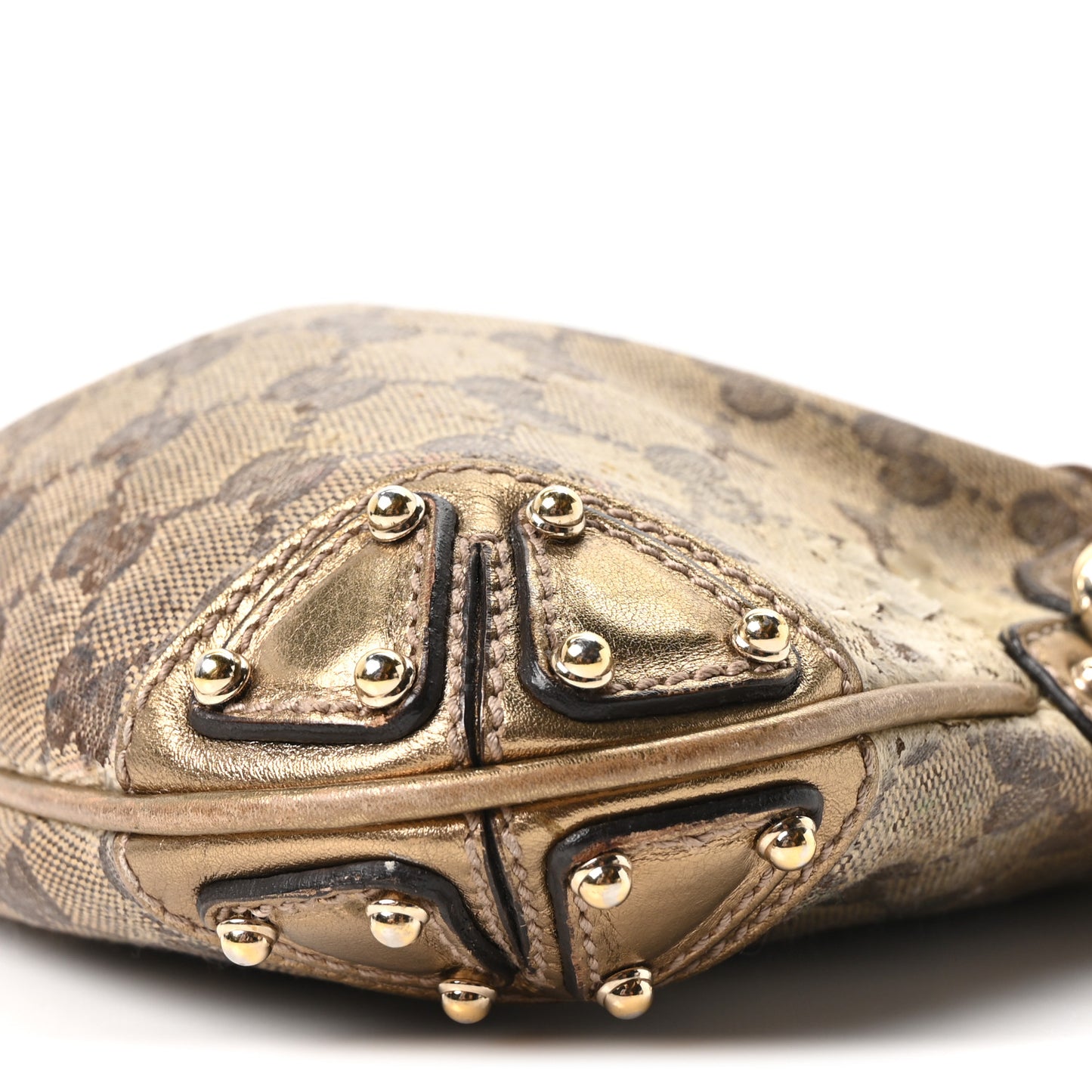 Monogram Mini Indy Top Handle Bag Metallic Gold