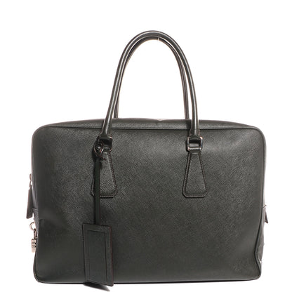 Prada Saffiano Travel Bag Militare 1 of 10