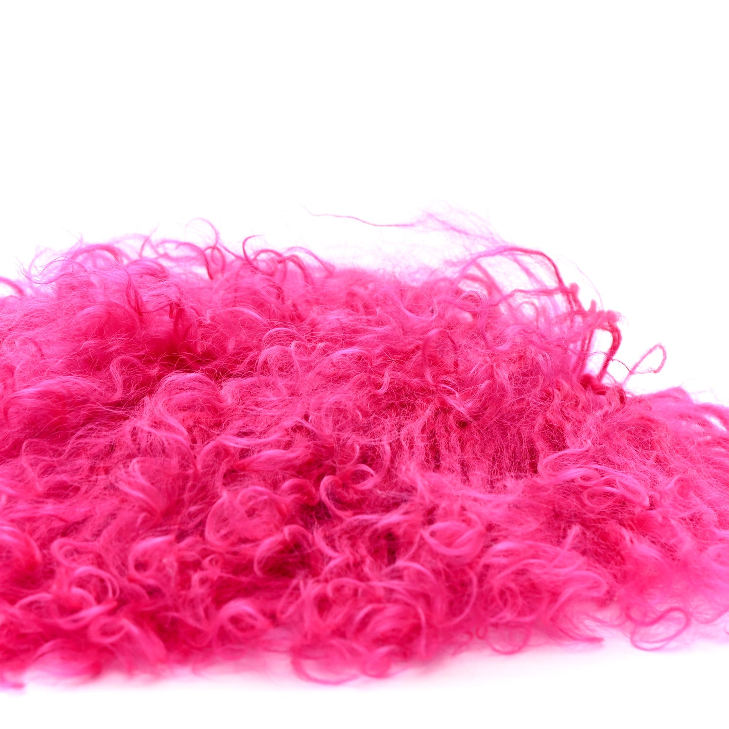 Saint Laurent Fur Mini Pac Pac Pouch On Chain Fuchsia 10 of 12