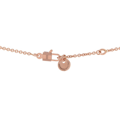 Hermes 18K Rose Gold Black Jade Constance Amulettes Pendant Necklace 5 of 7