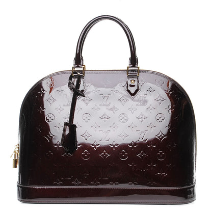 Louis Vuitton Vernis Alma MM Amarante 1 of 7