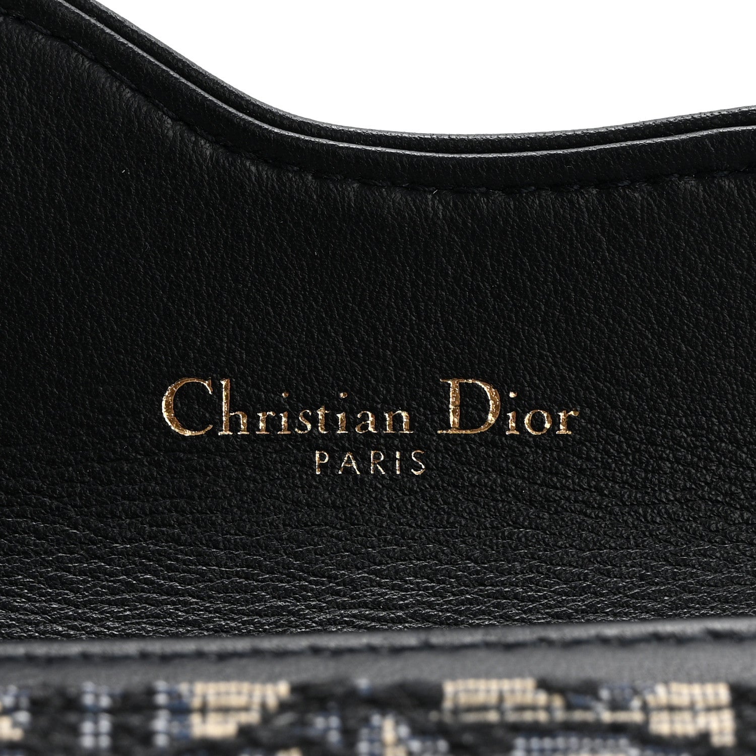 Christian Dior Oblique Saddle Card Holder Blue 5 of 9
