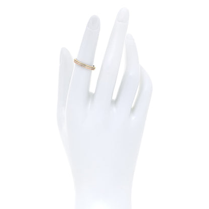 Cartier 18K Pink White Yellow Gold 2.8mm Trinity Wedding Band Ring 51 5.75 2 of 5