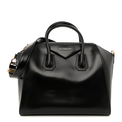 Givenchy Shiny Lord Calfskin Medium Antigona Black 1 of 14
