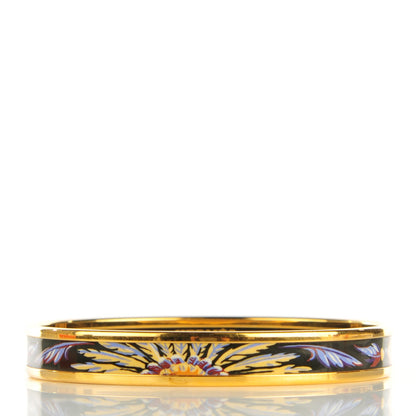 Hermes Enamel Printed Narrow Brazil Bracelet 62 1 of 6