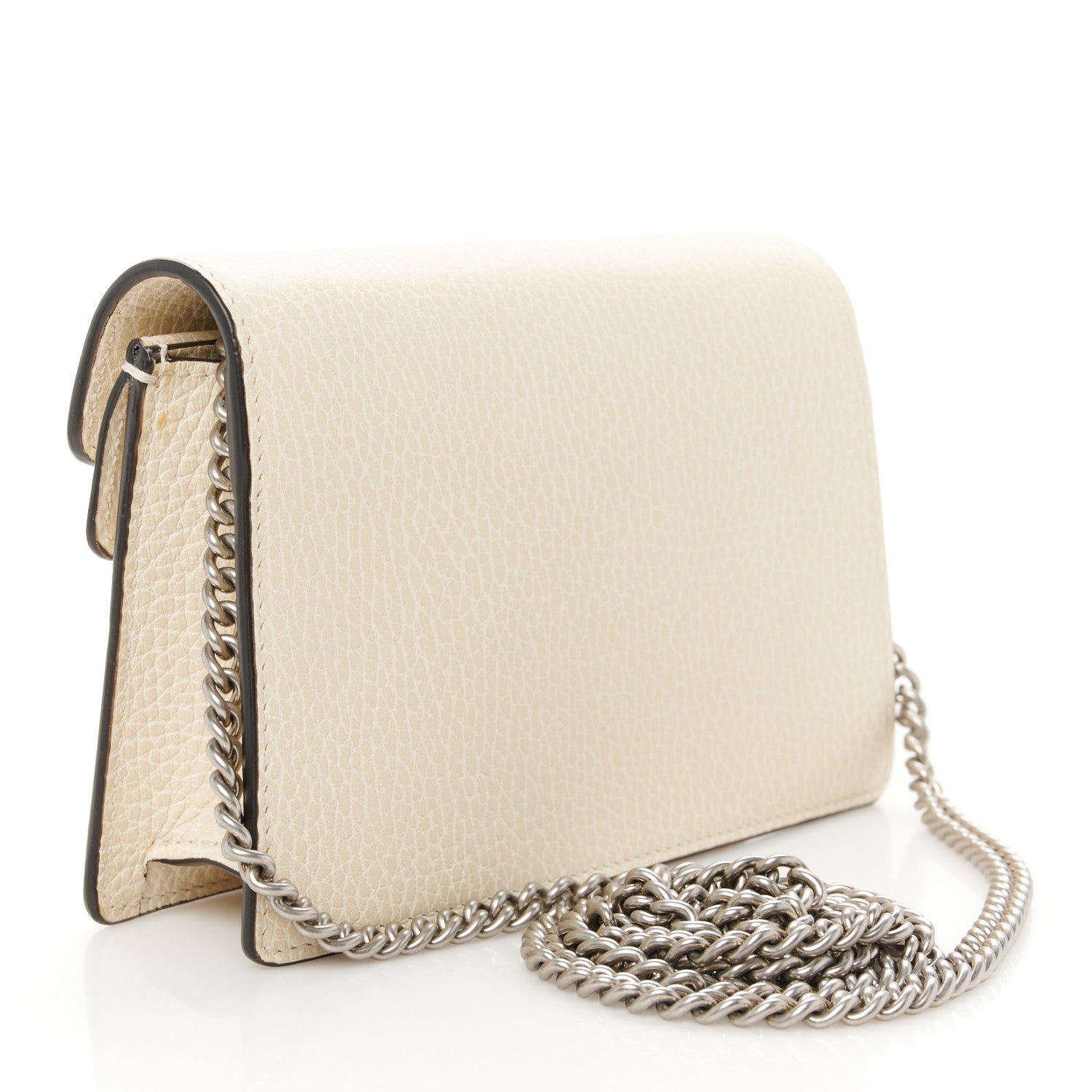 Gucci Dollar Calfskin Crystal Super Mini Dionysus Shoulder Bag Mystic White Black Diamond 3 of 10