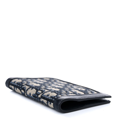 Christian Dior Calfskin Oblique Passport Holder Blue 4 of 9