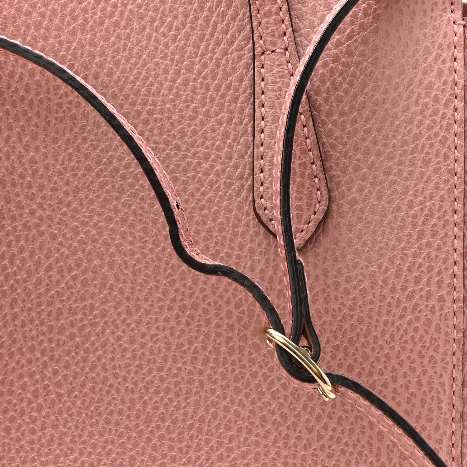 Gucci Dollar Calfskin Mini Swing Top Handle Bag Soft Pink 10 of 10