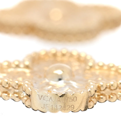 Van Cleef & Arpels 18K Yellow Gold 5 Motifs Vintage Alhambra Bracelet 3 of 4